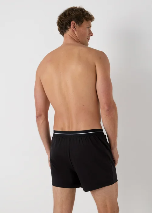 5 Pack Black Loose Fit Boxers - S Image 3