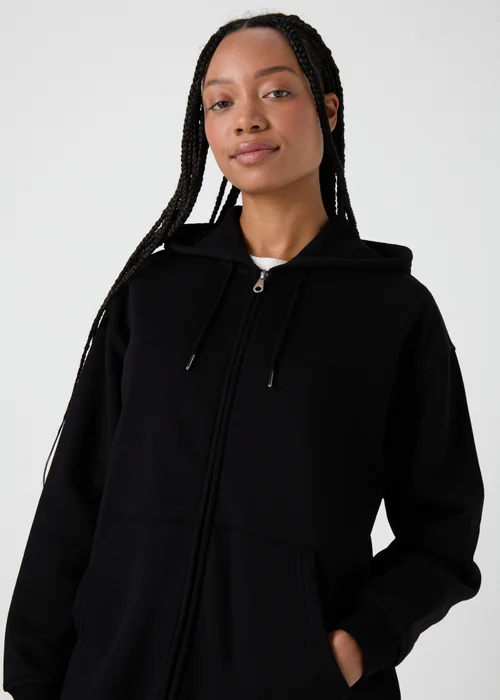 Black Zip Up Jacket - 8 Image 3