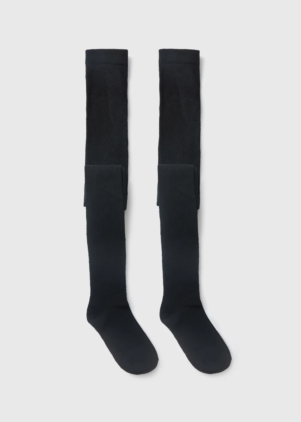 2 Pack Girls Black Tights (2-13yrs) - 2-3 Yrs Image 1