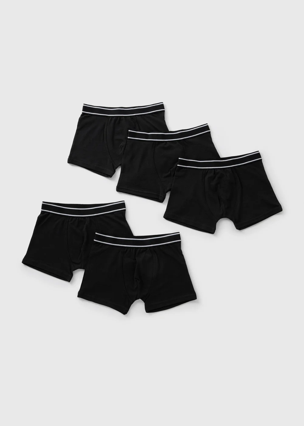 5 Pack Boys Black Trunks - 14 Yrs Image 1
