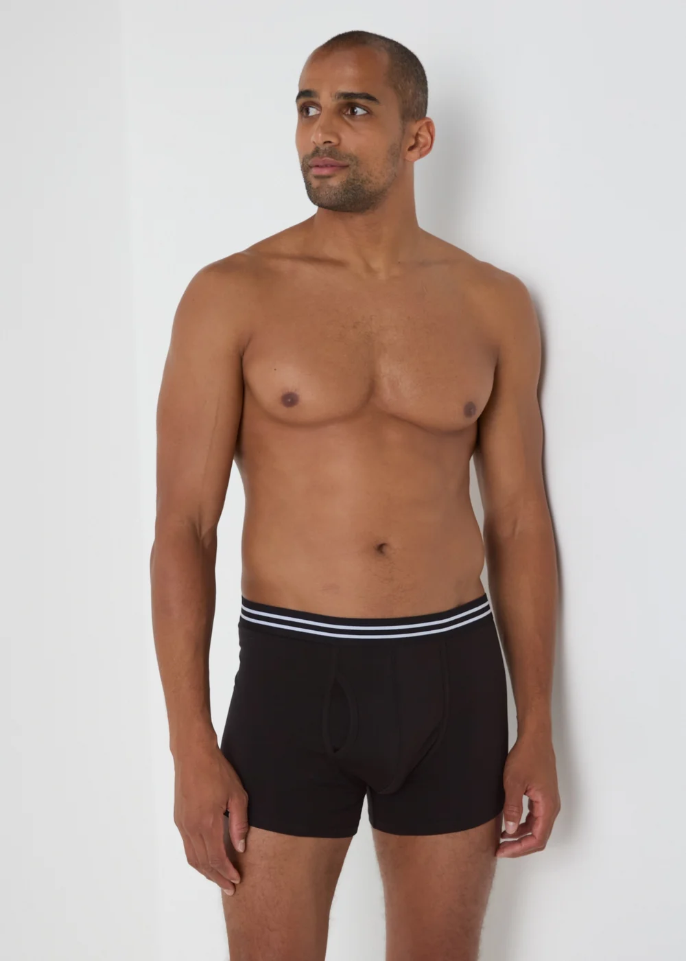 3 Pack Black Keyhole Boxers - XS Image 2