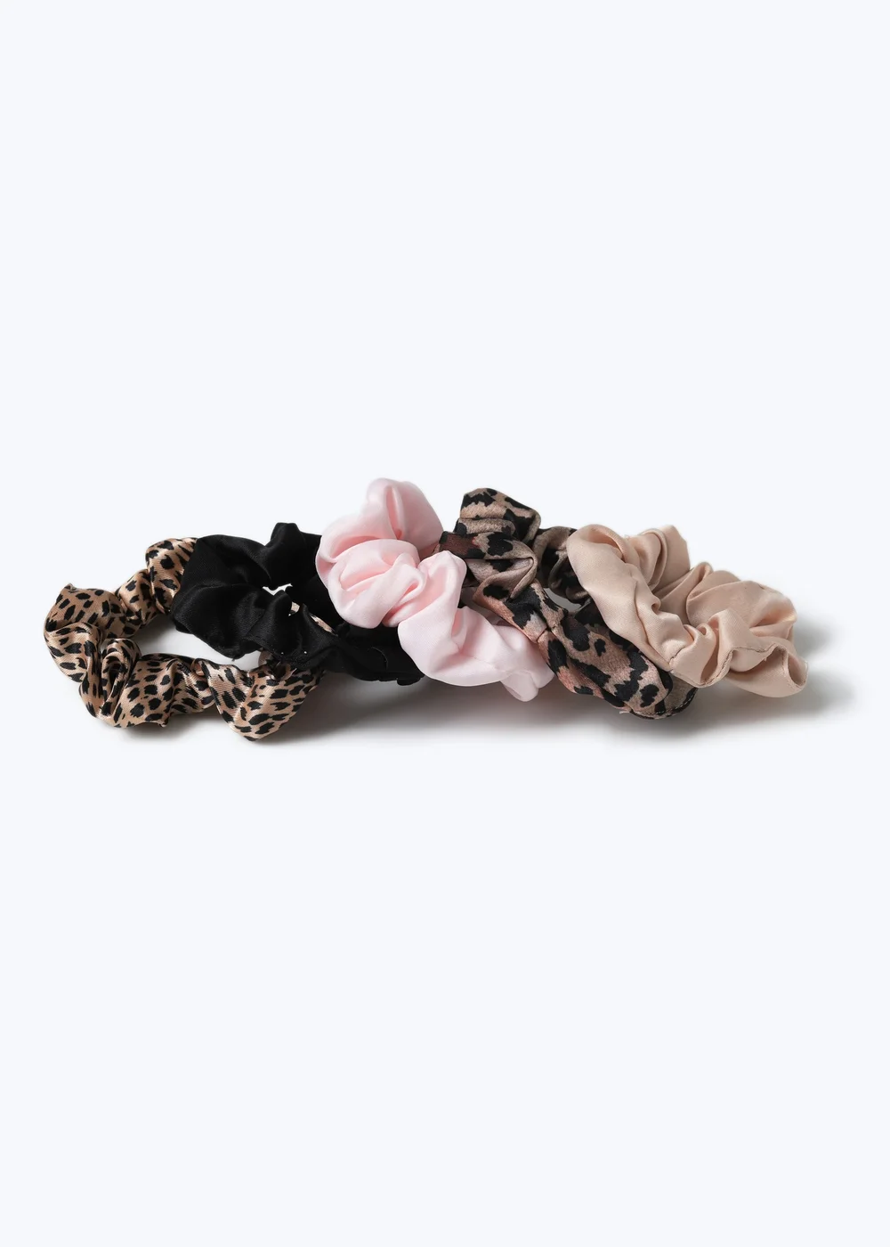 Muse Animal Print Five Pack Scrunchies - One Size Image 1