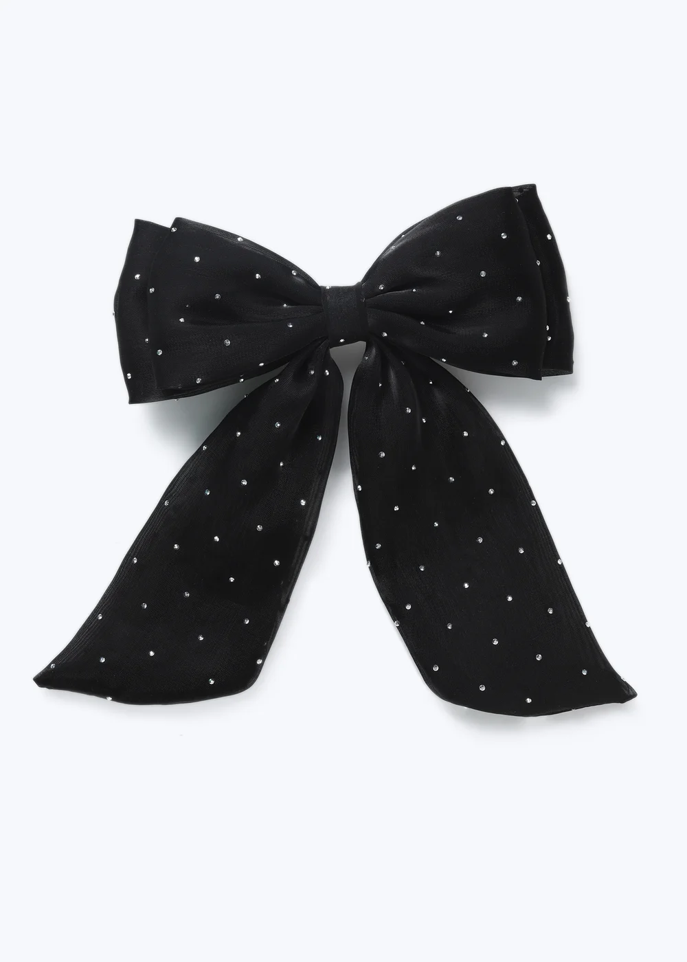 Muse Black Sparkle Bow Clip - One Size Image 1