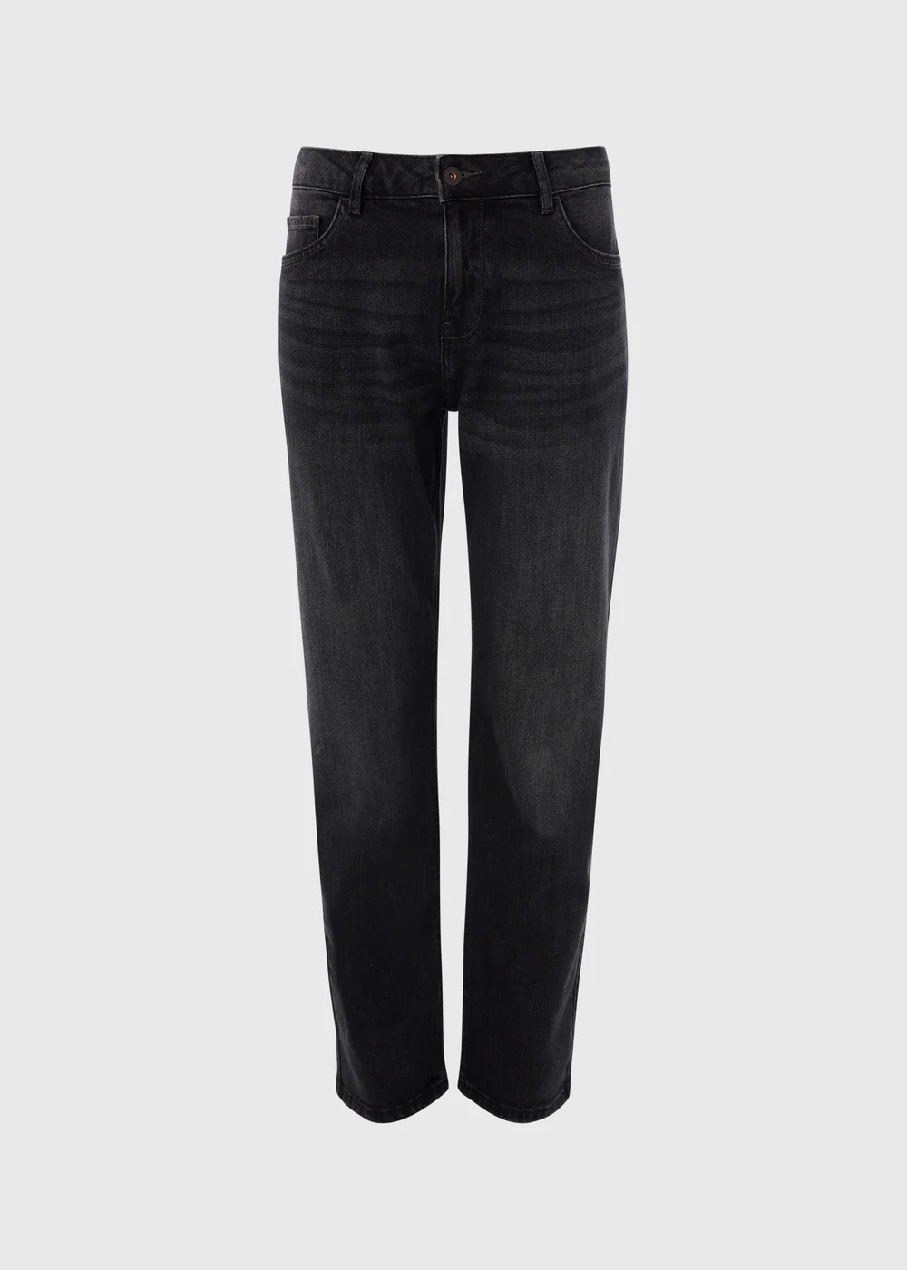 Black Wash Relaxed Fit Jeans - 32 R Image 4