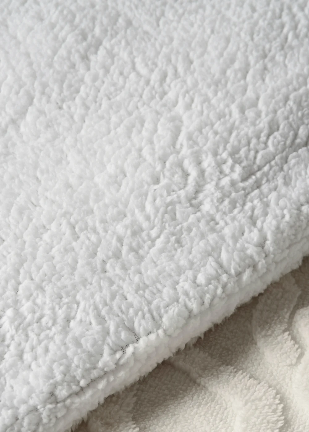 White Cable Knit Duvet Set - Double Image 3