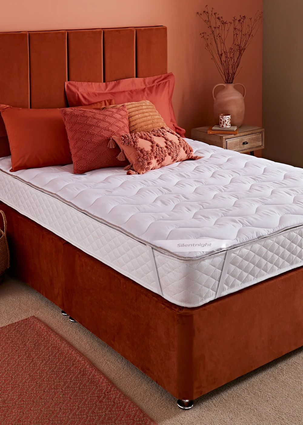 Silentnight White Heating Mattress Topper - Single Image 2