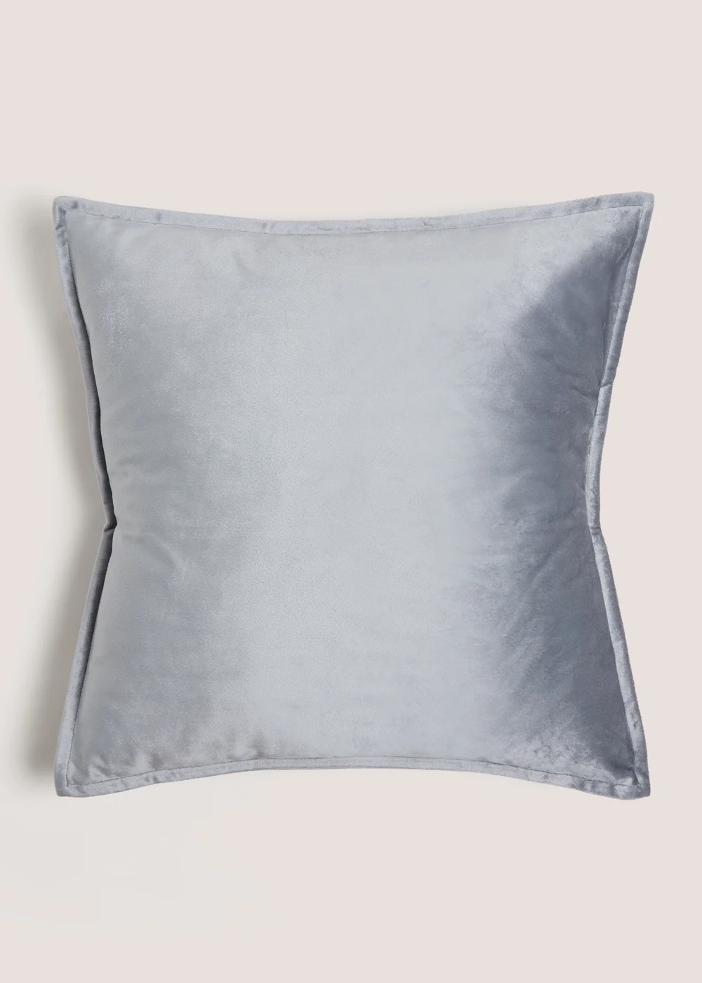Grey Velvet Cushion Image 1