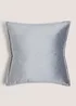 Grey Velvet Cushion Image 1