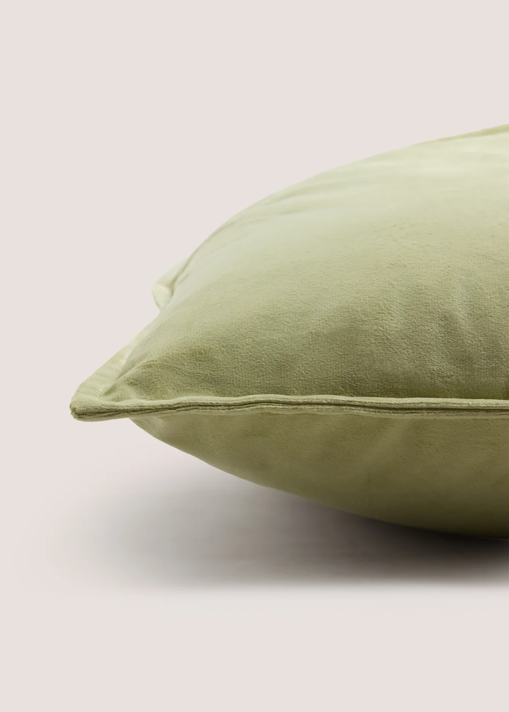 Green Velvet Cushion Image 2