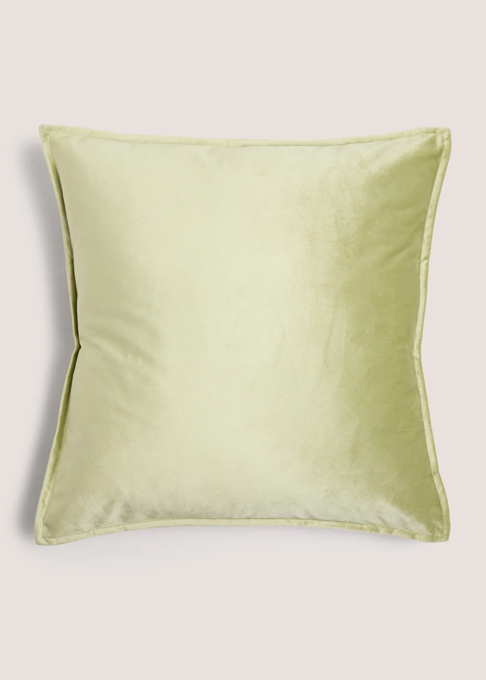 Green Velvet Cushion Image 1