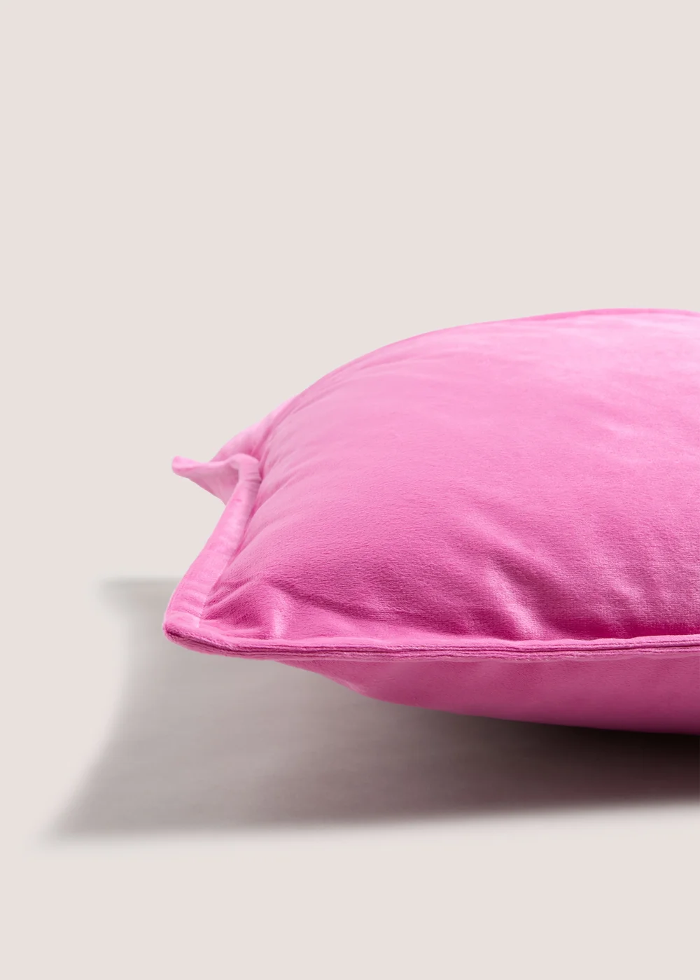 Pink Velvet Cushion Image 2