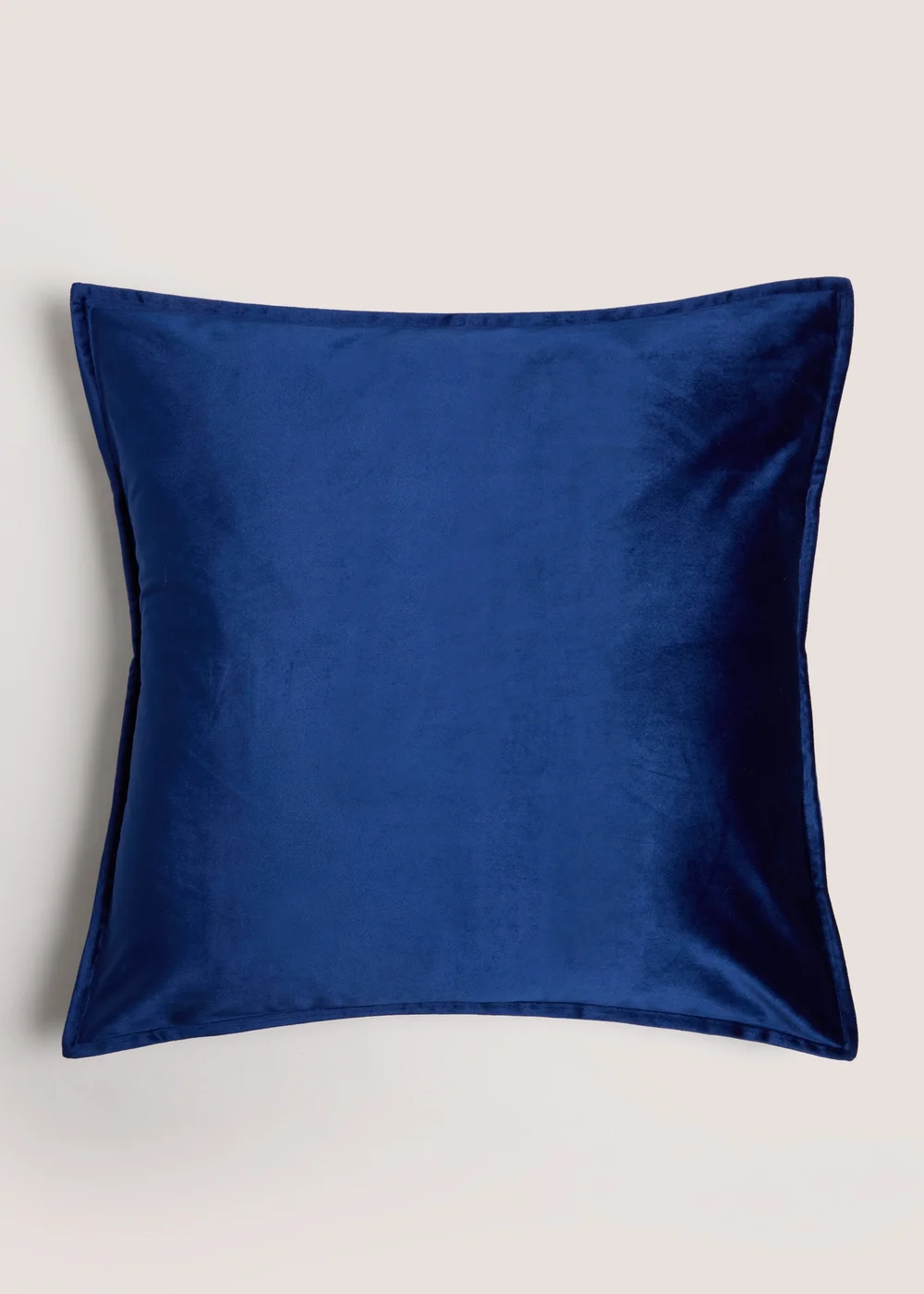 Large Navy Velvet Cushion (55cm x 55cm) Image 1