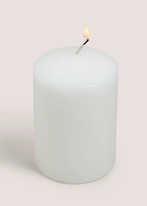 White Church Small Candle Image 1