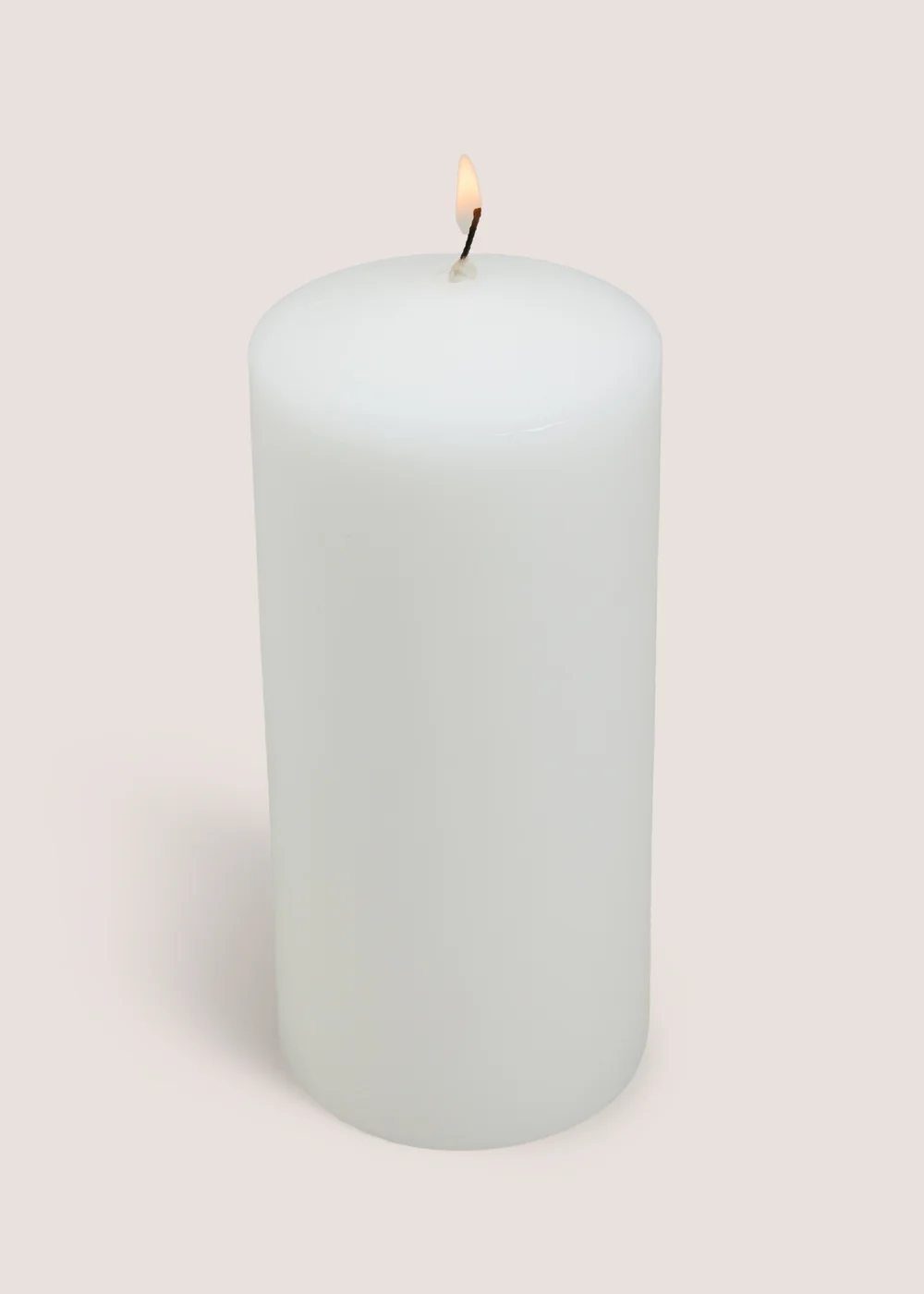 White Church Medium Candle Image 1