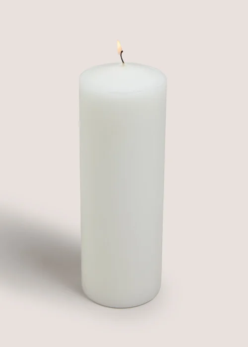 White Church Large Candle Image 1