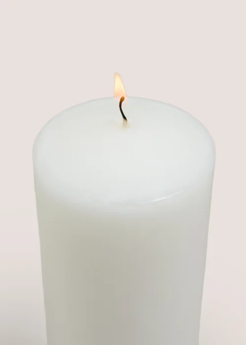 White Church Large Candle Image 2