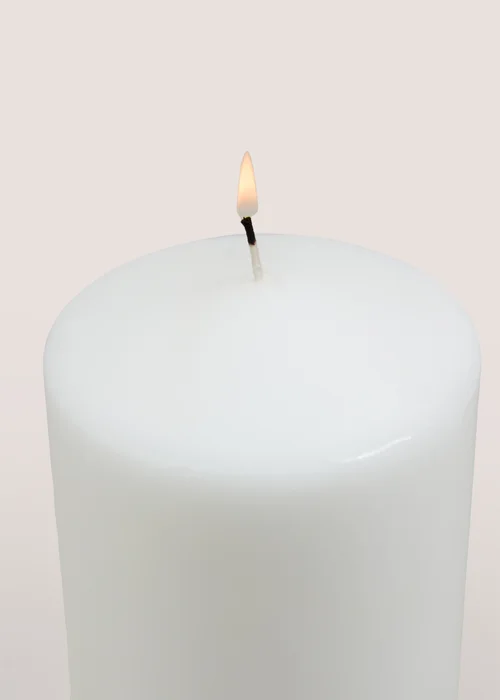 White Church Extra Large Candle Image 2
