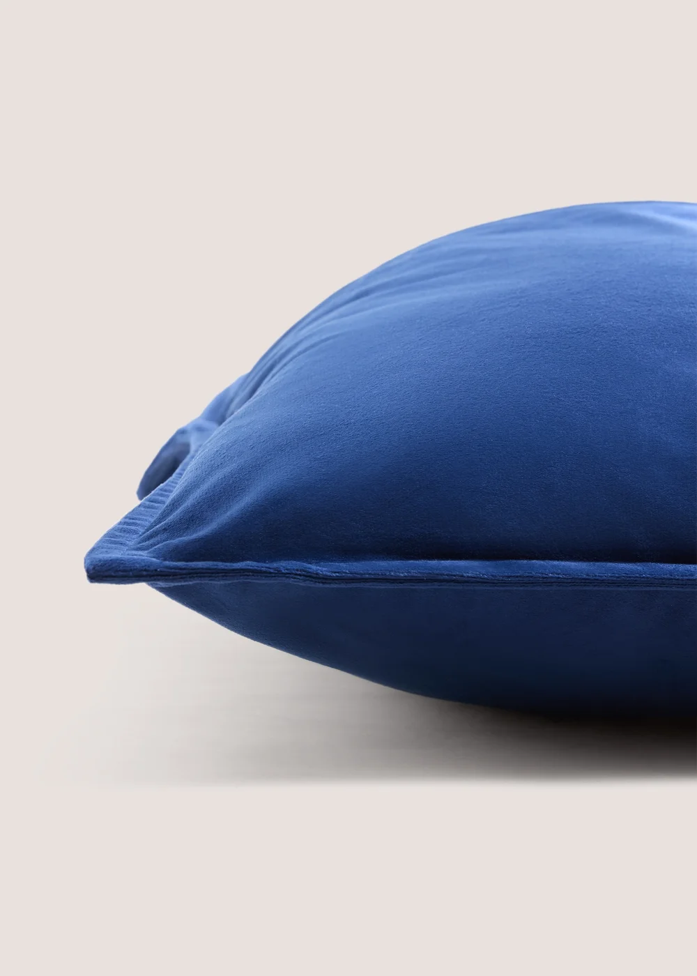 Navy Velvet Cushion Image 2