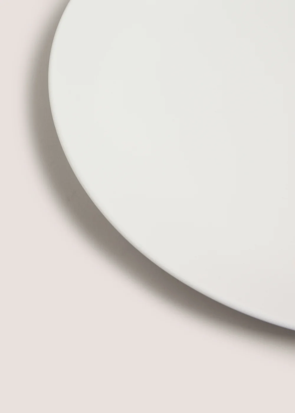 White Coupe Dinner Plate Image 2