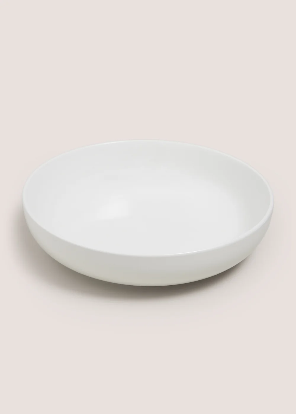 White Coupe Pasta Bowl Image 1