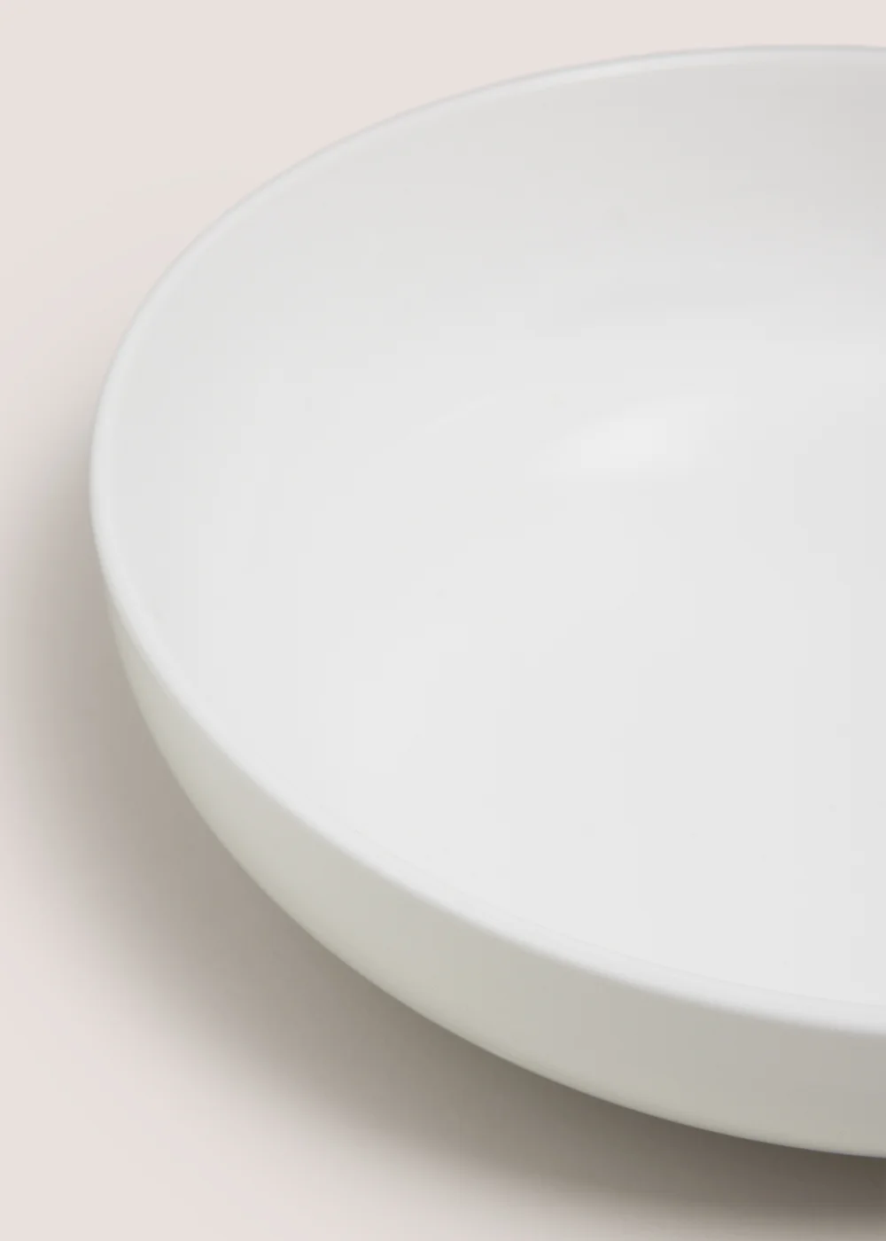 White Coupe Pasta Bowl Image 2