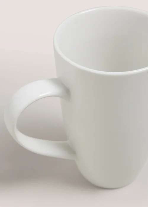 White Coupe Latte Mug Image 2