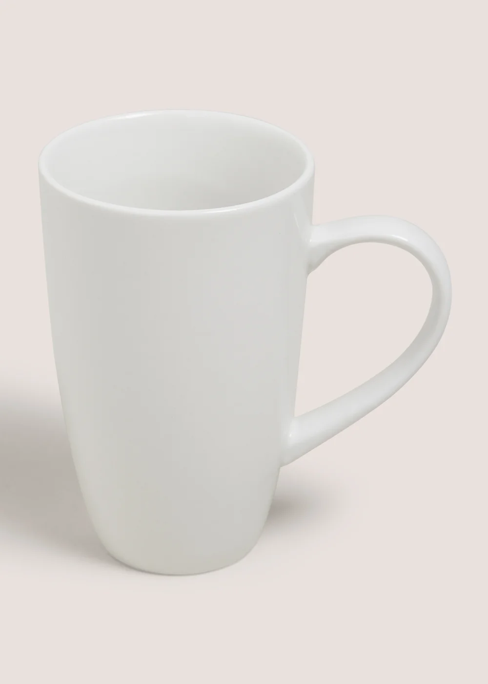 White Coupe Latte Mug Image 1