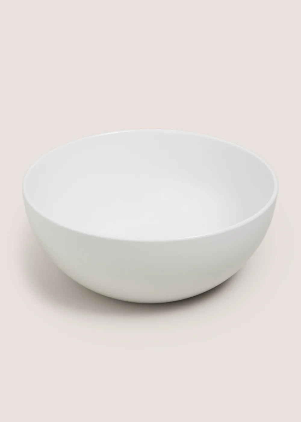 White Coupe Serving Bowl Image 1