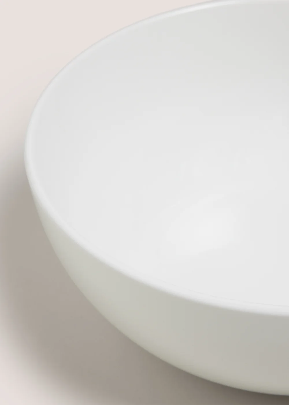 White Coupe Serving Bowl Image 2
