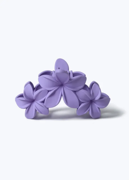 Muse Lilac Hawaiian Flower Claw Clip - One Size Image 1