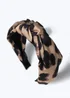 Muse Leopard Print Knot Headband - One Size Image 2