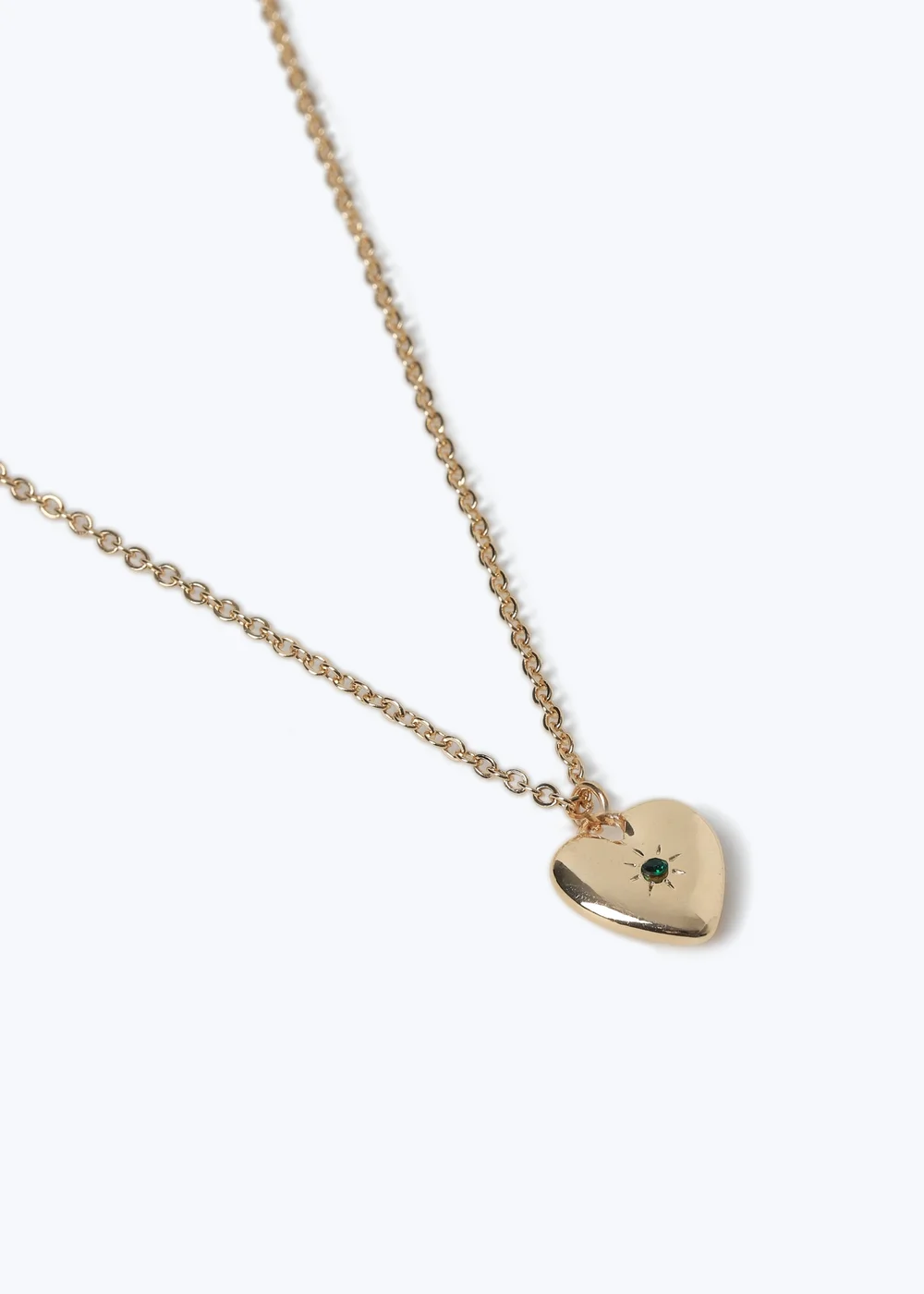 Muse May Birthstone Heart Pendant Necklace - One Size Image 2