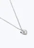 Muse August Birthstone Heart Pendant Necklace - One Size Image 2
