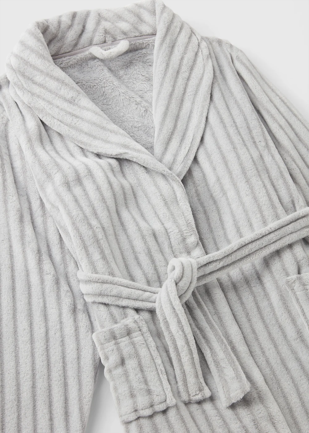 Kids Grey Fleece Dressing Gown (1-13yrs) - 1 half year to 2 Image 2