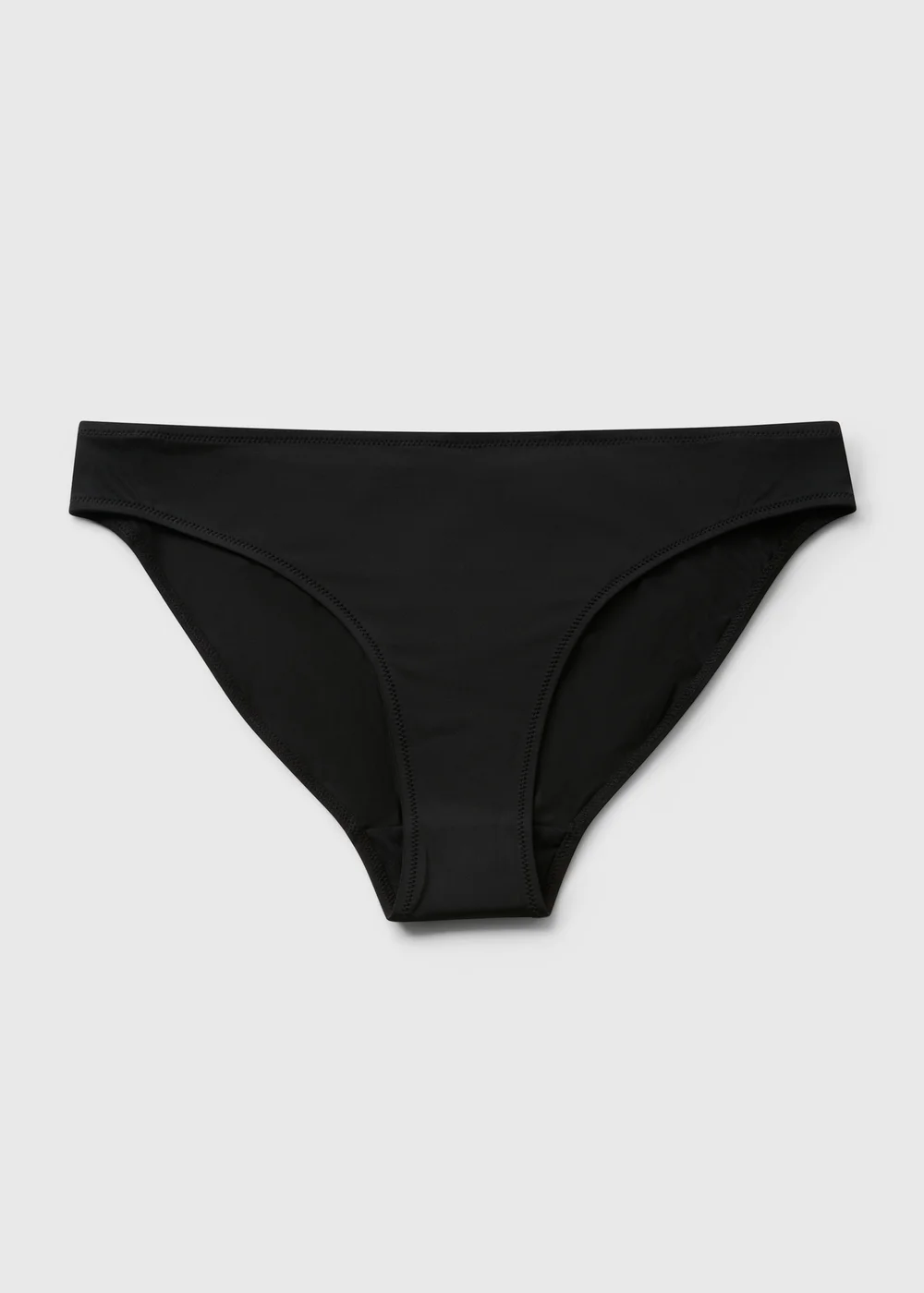 Black High Leg Bikini Bottoms - 6 Image 3
