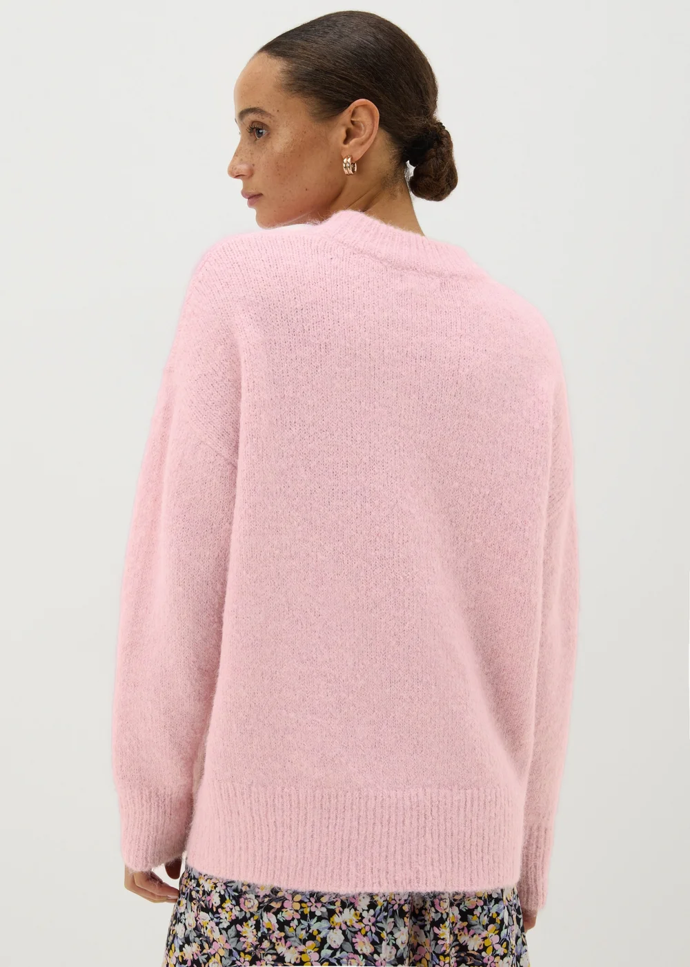 Pink Crew Neck Jumper - XS Image 2