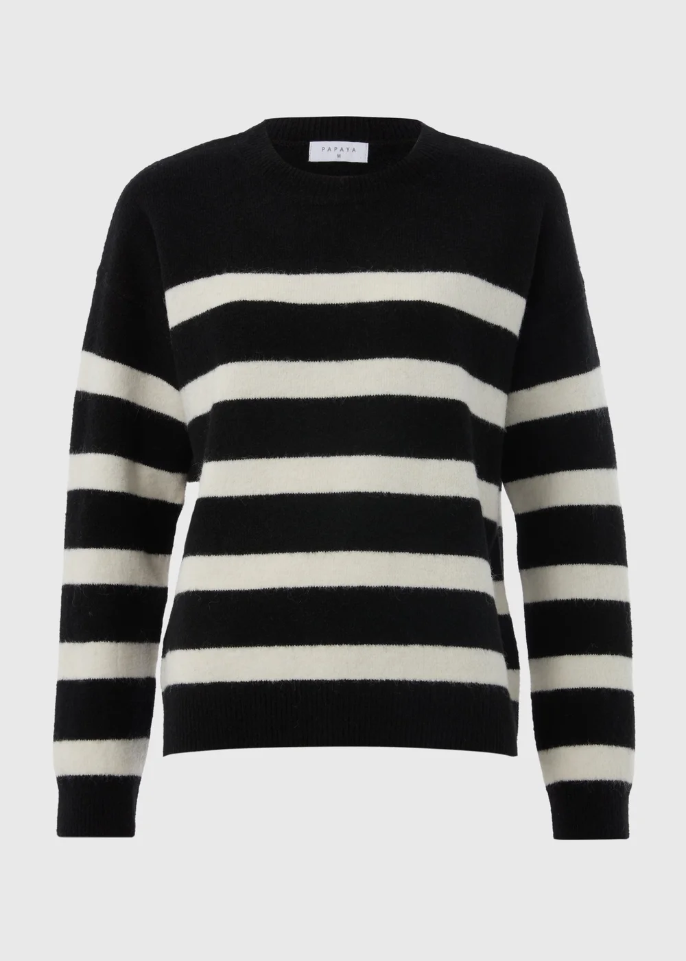 Black Stripe Soft Jumper - XS Image 4