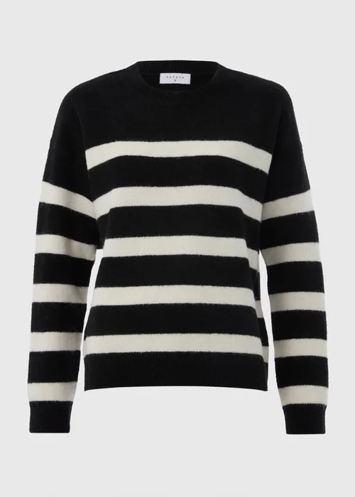 Black Stripe Soft Jumper - XS Image 4