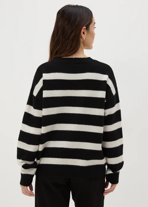 Black Stripe Soft Jumper - XS Image 3
