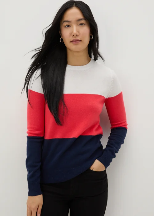 Coral Soft Stripe Jumper - 8 Image 2