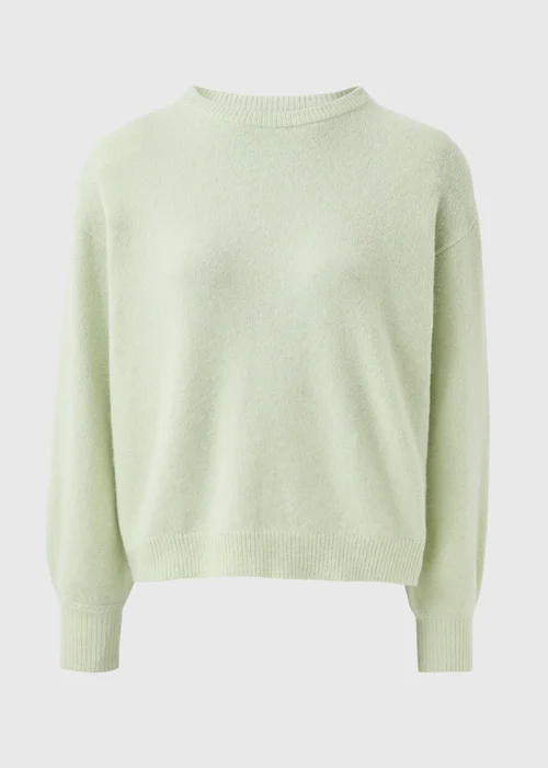 Green Crew Neck Knitted Jumper - XS Image 4