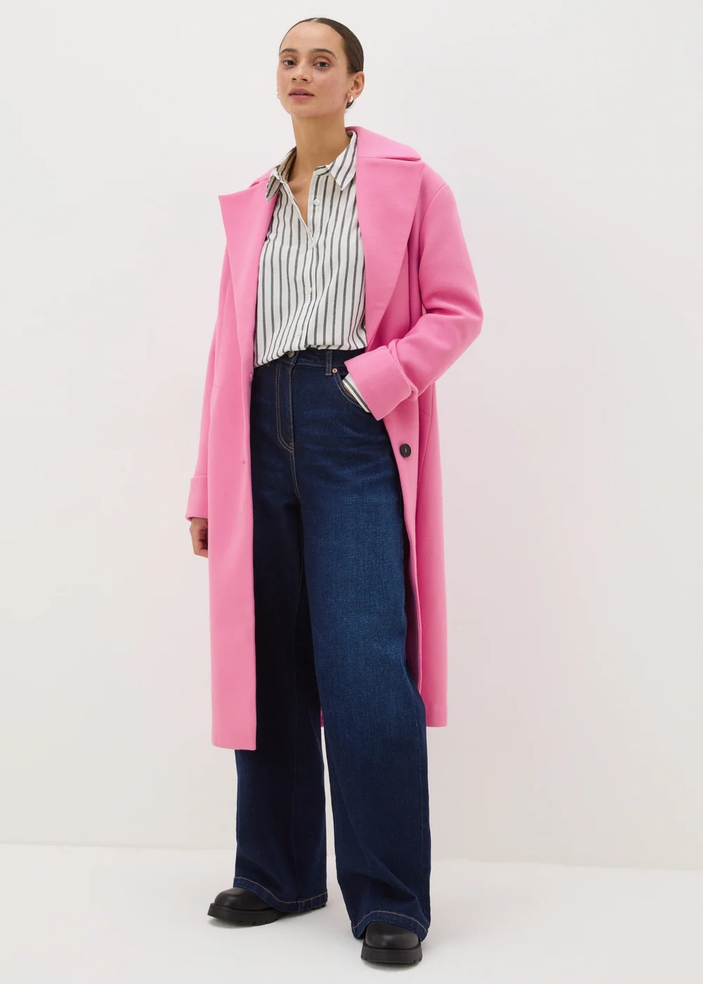 Pink Tailored Coat - 8 Image 1
