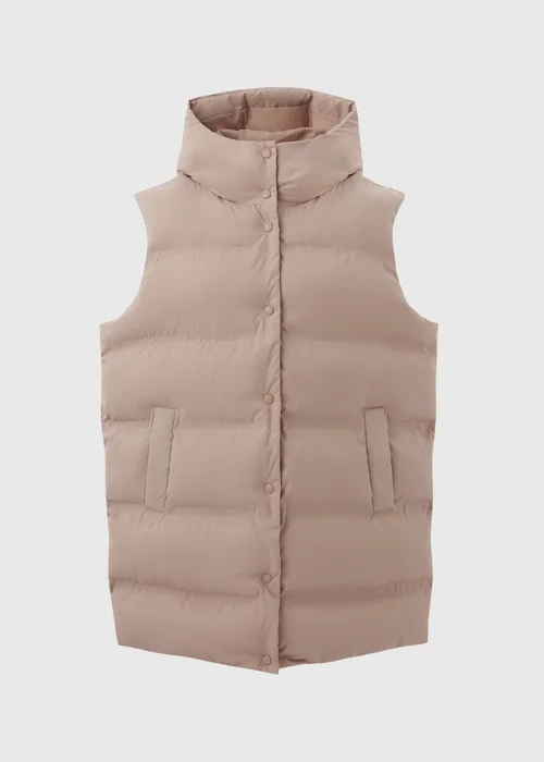 Mocha Mid Length Gilet - 8 Image 4