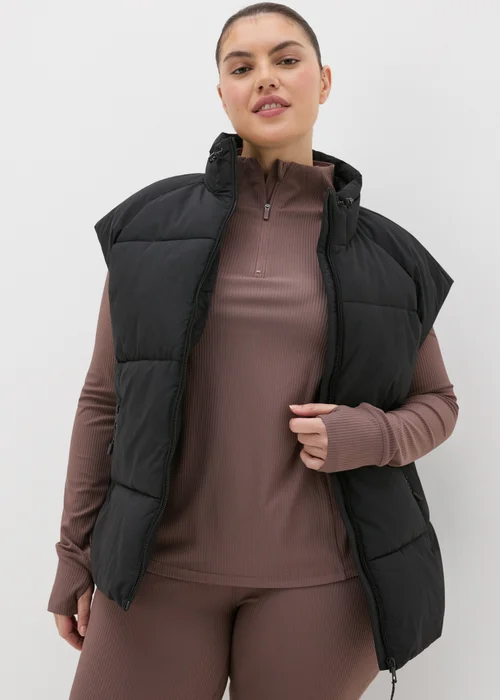 Black Technical Padded Gilet - 8 Image 1
