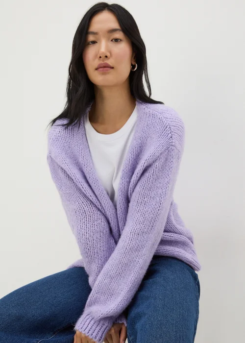 Lilac Lofty Knit Cardigan - XS Image 1