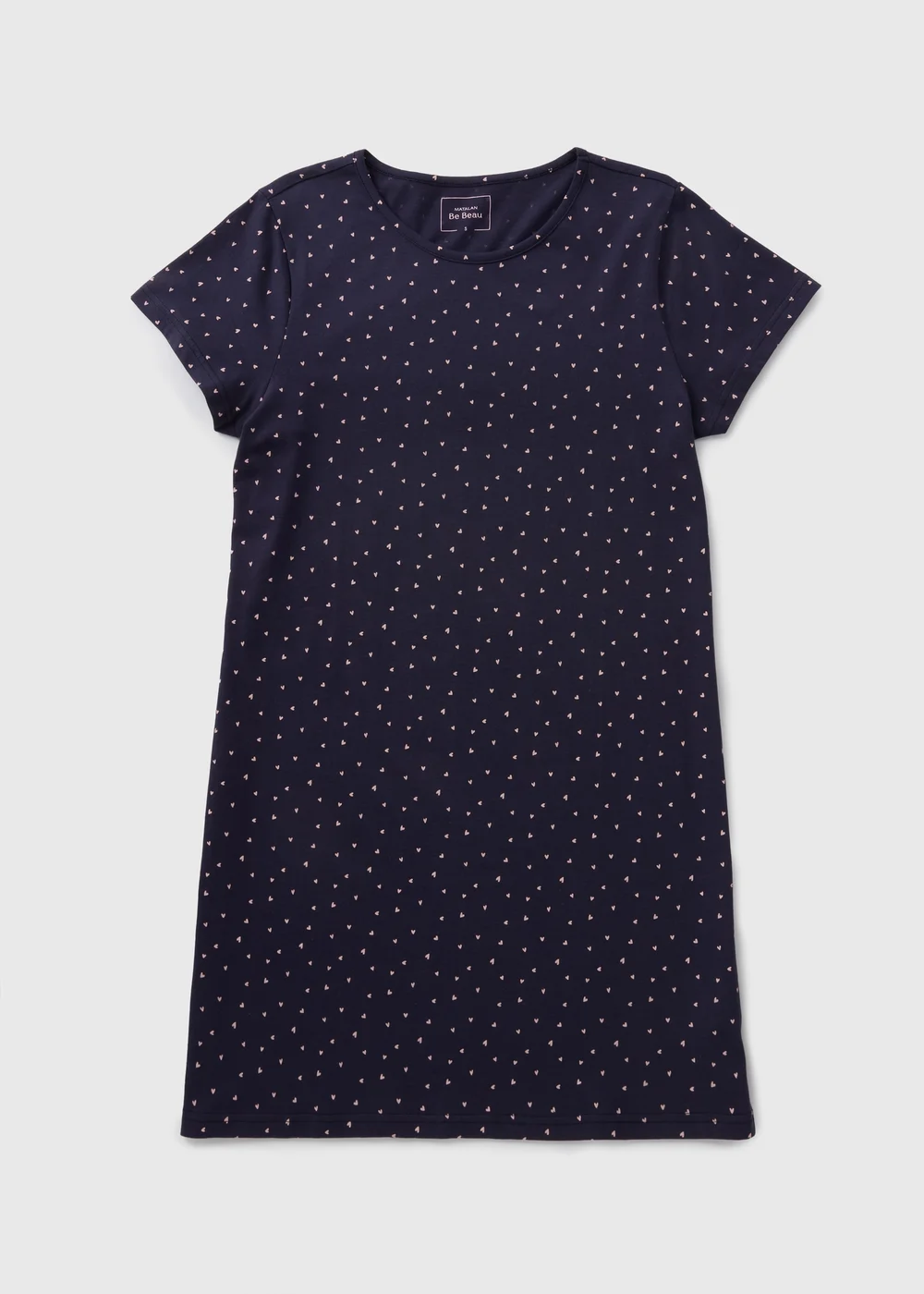 Navy Ditsy Heart Nightie - Extra small Image 3