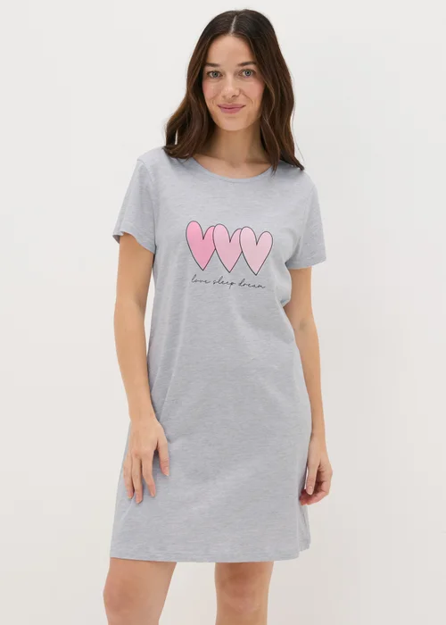 Grey Heart Nightie - Extra small Image 1
