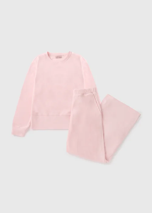 Pink Fleece Loungewear Set - Extra small Image 3
