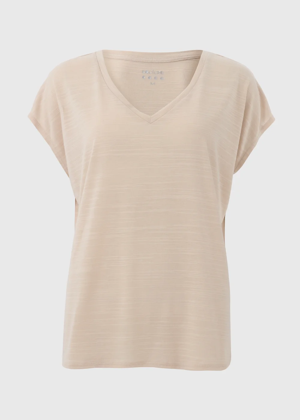 Souluxe Stone V-Neck T-Shirt - S Image 4