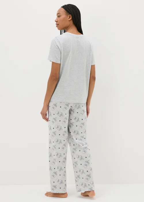 Grey Coffee Season Pyjama Set - Extra small Image 2